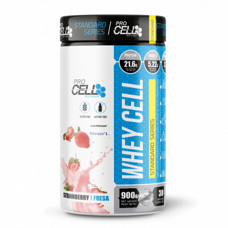 WHEY PROTEIN PRO CELL - 900 GR ZERO GLUTEN Y ZERO LACTOSA